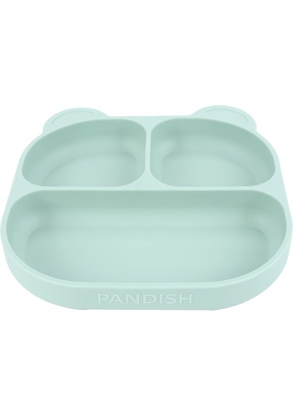 Mamma Vakum Tabanlı Silikon Mama Tabağı Minty Greeny