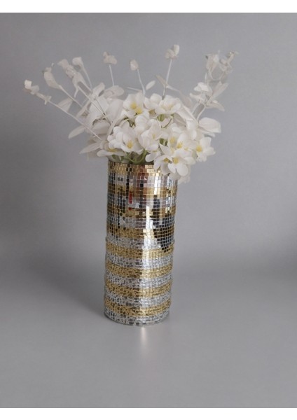 Aynalı Cam Vazo Uzun Büyük Boy fiyatları