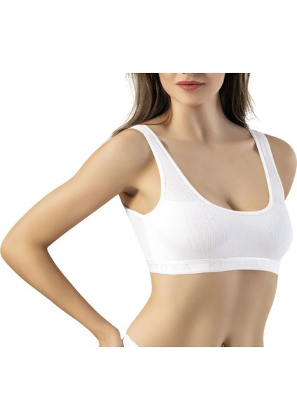 Kadın Giyim Pamuklu & Elastan 6 Adet Pedli Kalın Askılı Büstiyer LL.K64.O30.001 fiyatları