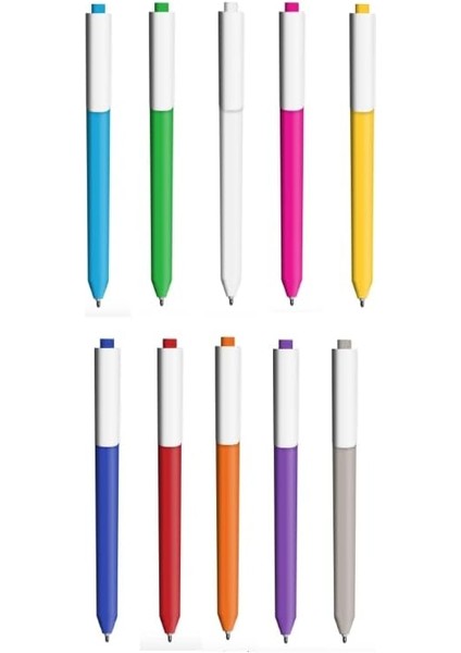 Jel Kalem 10 Adet Plastik Gövde Jel Yazım Konforu Mavi Mürekkep fiyatları