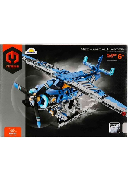 Deniz Uçağı Yapı Seti 323 Parça – Mekanik Yapım Oyuncağı, Kanatlı Uçak Modeli, Stem Gelişim Seti fırsatları