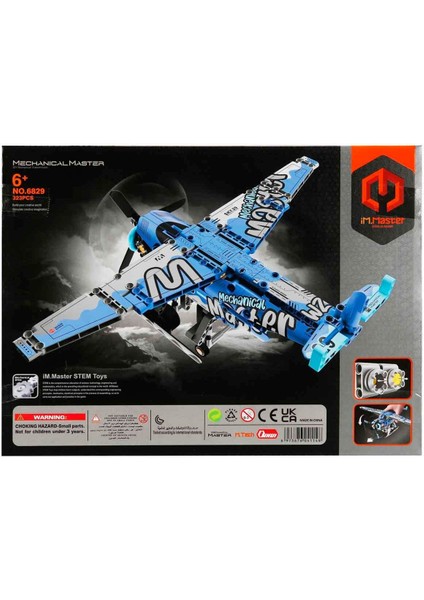 Deniz Uçağı Yapı Seti 323 Parça – Mekanik Yapım Oyuncağı, Kanatlı Uçak Modeli, Stem Gelişim Seti indirimleri