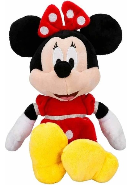 3415 Minnie Kırmızı Elbiseli Peluş 30 cm - Sunman