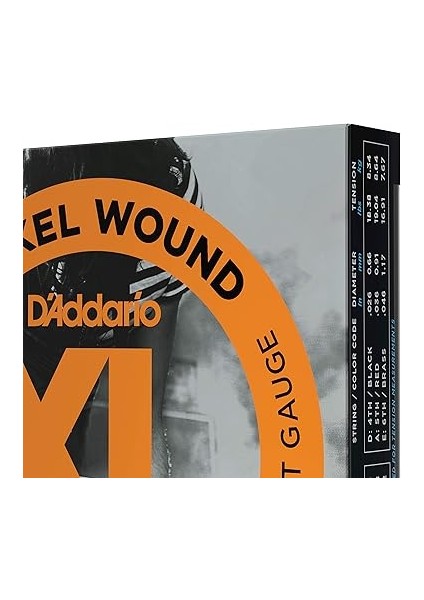 (3 Set) Elektro Gitar Tel Seti, Xl, 10-46, Nickel fırsatları