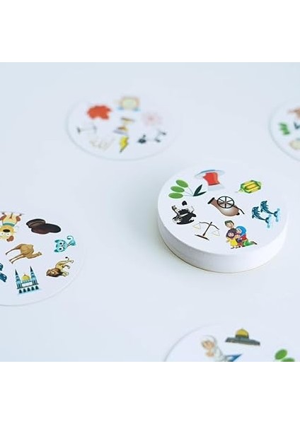 Islami Dobble Oyunu – Eğitici ve Eğlenceli 5'i 1 Arada Çocuk Oyunu modelleri