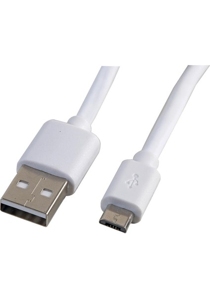 Micro USB To USB 2 Metre 2.4A Gücünde Şarj Kablosu Samsung Android Uyumlu