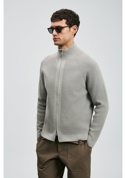 Amber Erkek Hırka Vizon (112100075) modelleri