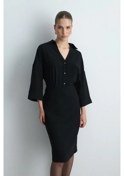 Krep Kalem Etek - Siyah modelleri