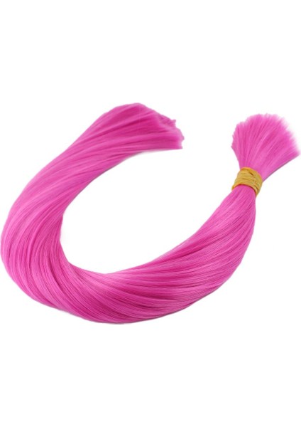 Fuşya Renkli Sentetik Boğum Saç / 1kg