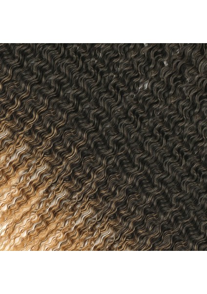 Rus Afro Dalgası Saç / Siyah / Karamel Ombreli fiyatları