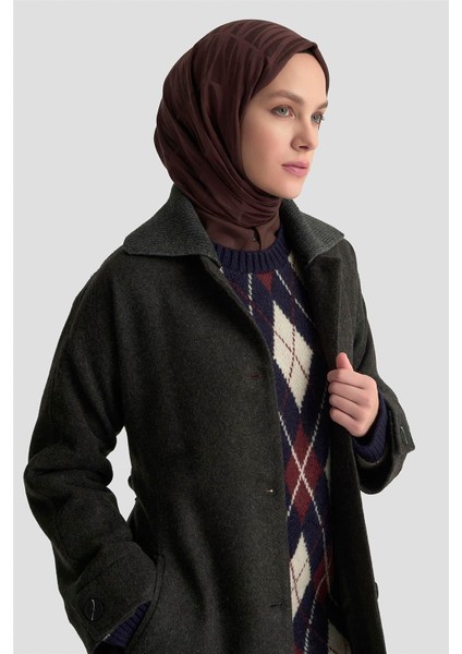 Seyyar Ribana Yakalı Kaban 25K7606 Antrasit modelleri