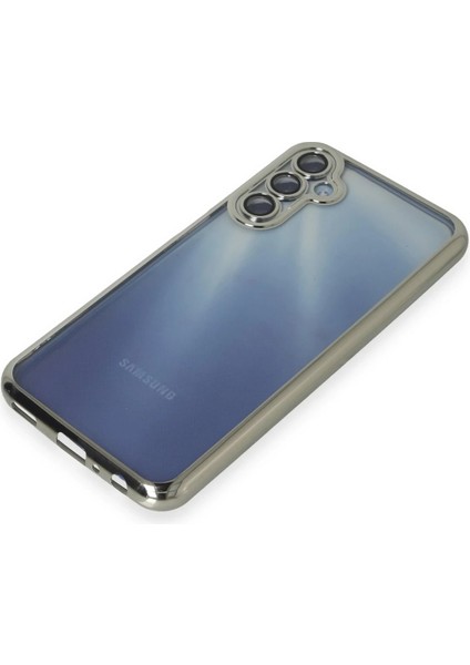 Rdbydn Newface Samsung Galaxy A15 4g Kılıf Razer Lensli Silikon - Gümüş fırsatları