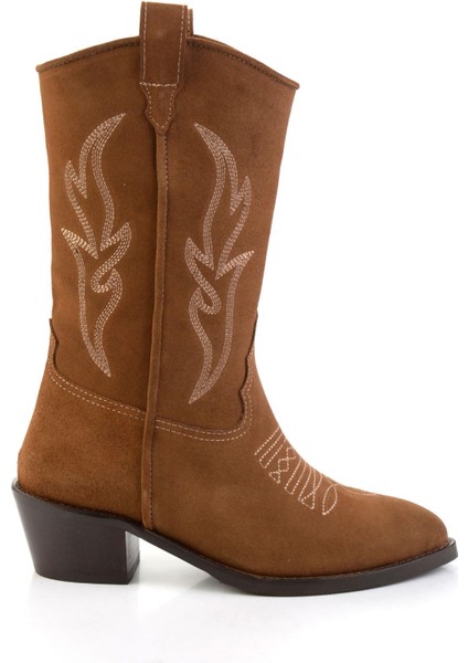 Taba Hakiki Deri Kadın Bot & Bootie K02531255002