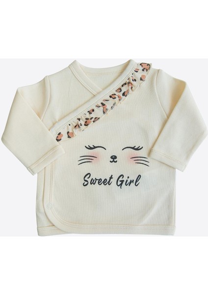 Organik Sweat Girl 5'li Hastane Çıkış Seti Natural modelleri