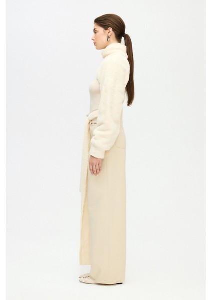 Krem Peluş Bolero fiyatları