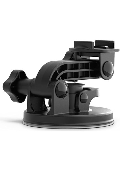 AUCM-302, Aksiyon Kamera Aksesuarı, Suction Cup Vakumlu Bağlantı Parçası, Siyah
