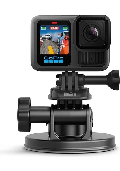 AUCM-302, Aksiyon Kamera Aksesuarı, Suction Cup Vakumlu Bağlantı Parçası, Siyah fırsatları