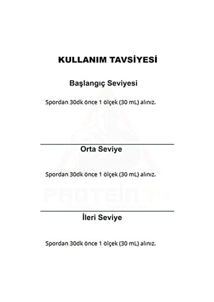 Sıvı L-Karnıtın Thermo 500 ml Yeşil Elma