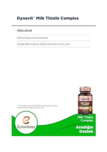 Dynavit Milk Thistle Complex