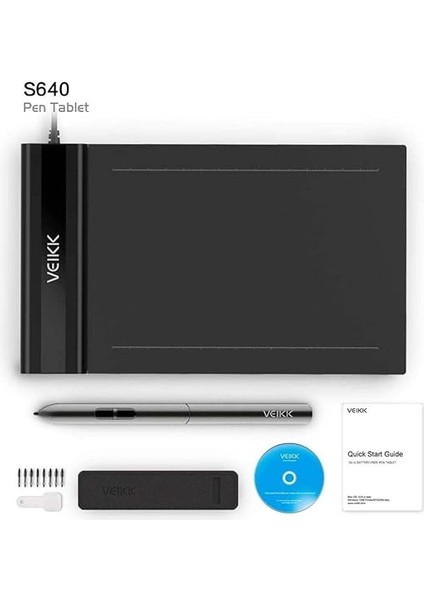 S640 ve A30 Grafik Tabletler Için 8192L Pilsiz Kalem (Veikk indirimleri