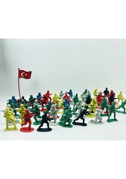 Türk Askeri Asker Seti Tam 58 Parça Oyuncak Asler Seti fiyatları