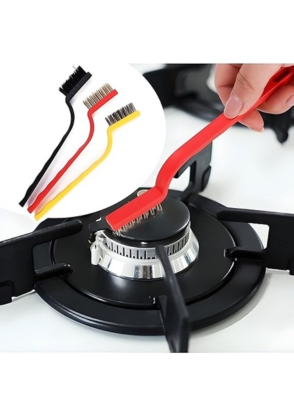 Temizlik Fırça Seti: Ocak, Fayans ve Araba Temizliğinde Mükemmel Çözüm! (3'ü 1 Arada, Bakır-Demir-Plastik Fırçalar) fiyatları