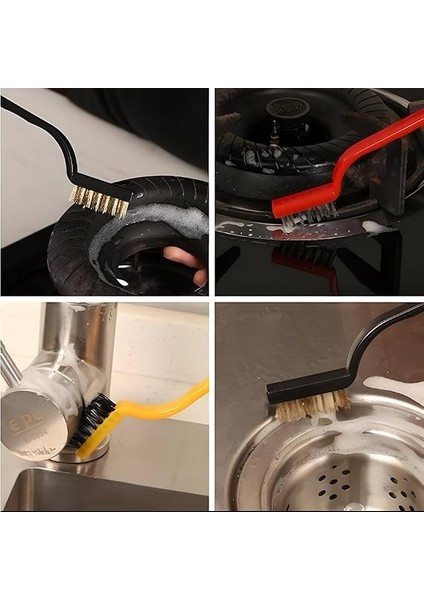 Temizlik Fırça Seti: Ocak, Fayans ve Araba Temizliğinde Mükemmel Çözüm! (3'ü 1 Arada, Bakır-Demir-Plastik Fırçalar) modelleri