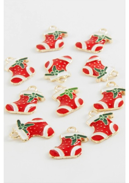 Yılbaşı Çorap Mineli Kolye Ucu 1 Adet