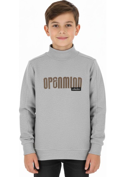 Erkek Çocuk Sweatshirt Baskılı Kışlık Şardonlu