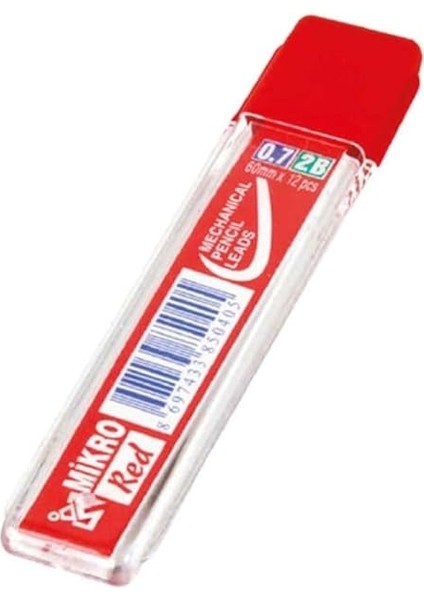 Kurşun Kalem Ucu 0.7mm Kırmızı fiyatları