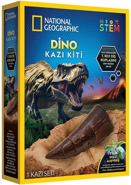 NAT06002 National Geographic Dino Kazı Kiti - Rtngdıno2 +8 Yaş