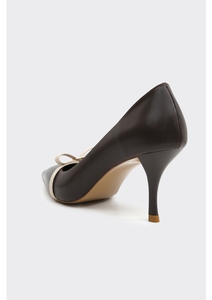 Kısa Topuklu Fiyonklu Kadın Stiletto modelleri