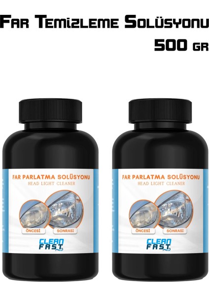 Yeni Nesil Premium Buharlı Far Temizleme Sıvısı ve Parlatma Solüsyonu Kloroform Uyumlu 500 gr