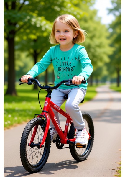 Kız Çocuk Yumuşak Pamuklu Sloganlı Uzun Kollu Ev Giyim Takımı Kaliteli Şık Rahat fırsatları