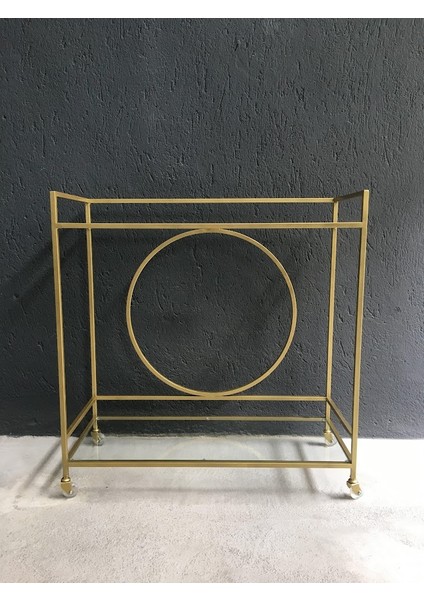 Metal Bar Servis Arabası, Gold Servis ve Sunum Arabası fiyatları