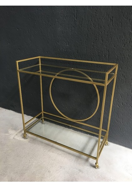 Metal Bar Servis Arabası, Gold Servis ve Sunum Arabası indirimleri