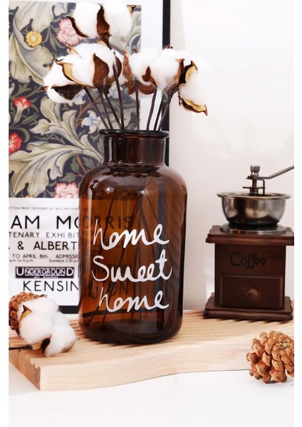 Çoş Home Sweet 10X20 cm Cam Vazo – Şık ve Modern Dekoratif Vazo 1041
