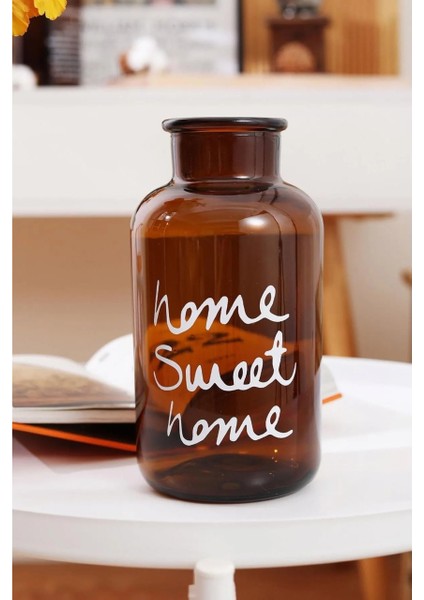 Çoş Home Sweet 10X20 cm Cam Vazo – Şık ve Modern Dekoratif Vazo 1041 fırsatları
