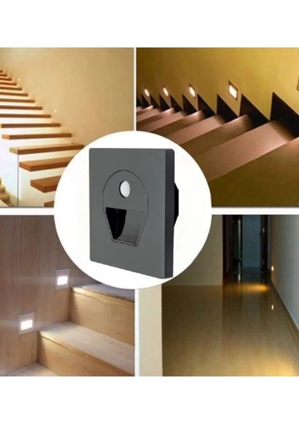 Cata Ct 5170 1W Füme Kasa Sensörlü Koridor Aydınlatması 6400K Beyaz Işık fiyatları