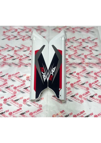 Rks Cross Rt 250 Ön Amortisör Kapağı Sağ-Sol Beyaz