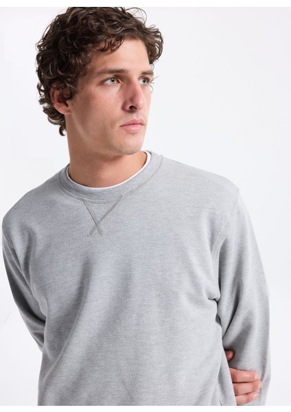 Bisiklet Yaka Gri Erkek Sweatshırt 12279677_JJGRADY Sweat Crew Neck fiyatları
