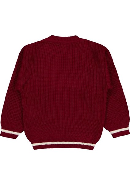 Champ Nakışlı 6-9 Yaş Kazak - Bordo6-7 Yaş fiyatları