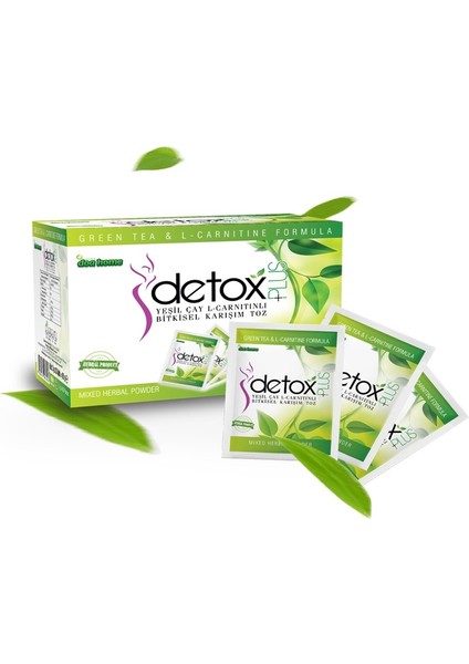 Detox Plus Yeşil Çay L-Carnıtınli Bitkisel Karışım Toz