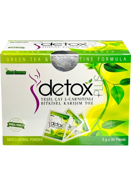 Detox Plus Yeşil Çay L-Carnıtınli Bitkisel Karışım Toz fiyatları