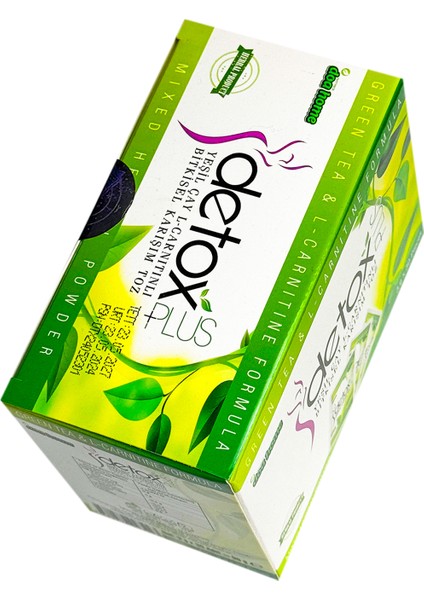 Detox Plus Yeşil Çay L-Carnıtınli Bitkisel Karışım Toz fırsatları