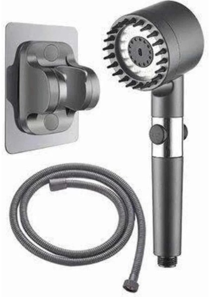 Yüksek Performanslı Masaj Etkili Su Tasarruflu Duş Başlığı Krom Kaplama Uzun Ömürlü