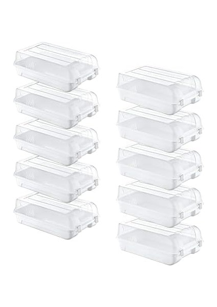 10&apos;lu Set 5 Kadın & 5 Erkek Beyaz Ayakkabı Kutusu fiyatları