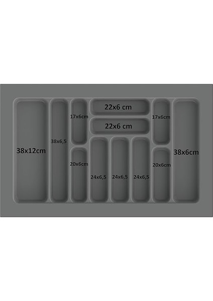 Çekmece Içi Kaşıklık Kepçelik Düzenleyici 79X49 cm (69X40 cm Kadar Kesilebilir) modelleri