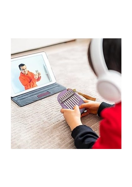 Kalimba Kalimba Mini Başparmak Piyano, 8 Tuşlu Taşınabilir Müzik Aleti, Tune Çekiç Dahil, Yetişkinler Için Hediye, Partiler ve Seyahat Için Ideal indirimleri