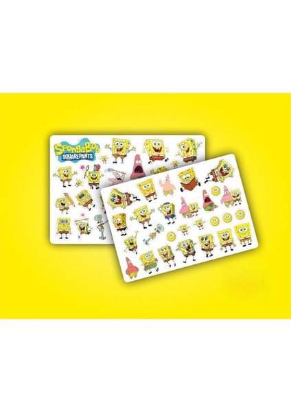 Major Selection Sponge Bob Sünger Bob Sticker Etiket 2 Sayfa 36 Adet Etiket